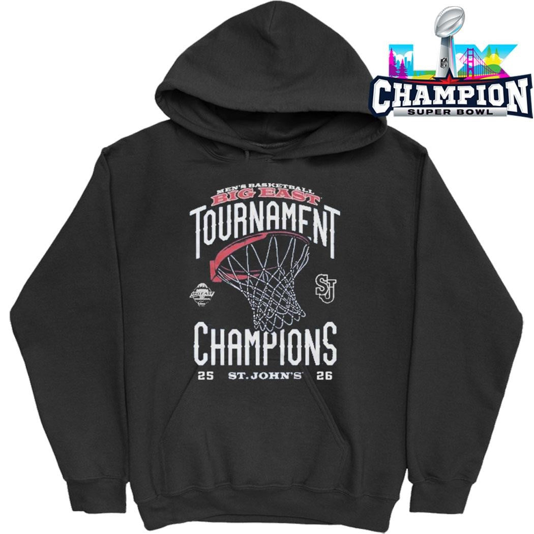 St John’s Red Storm Men’s Basketball 2026 Big East Tournament Champions Locker Room Shirt
