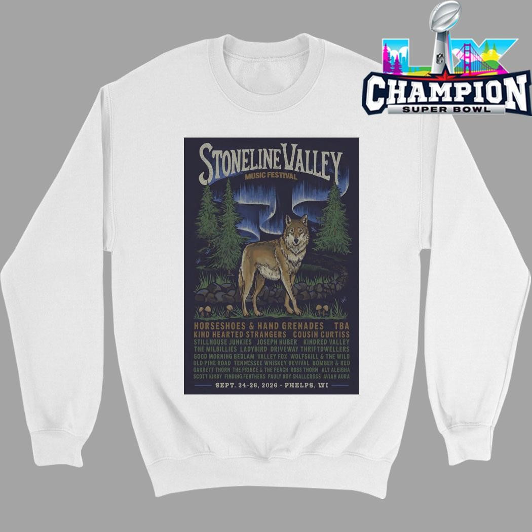 Stoneline Valley Music Festival Phelps Wisconsin Sept 24-26 2026 Shirt