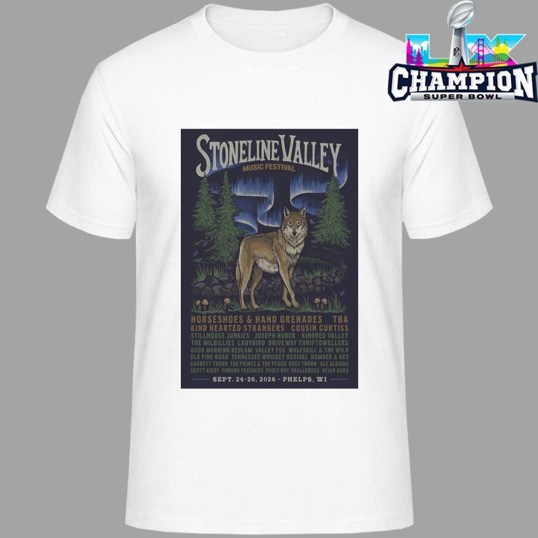 Stoneline Valley Music Festival Phelps Wisconsin Sept 24-26 2026 Shirt