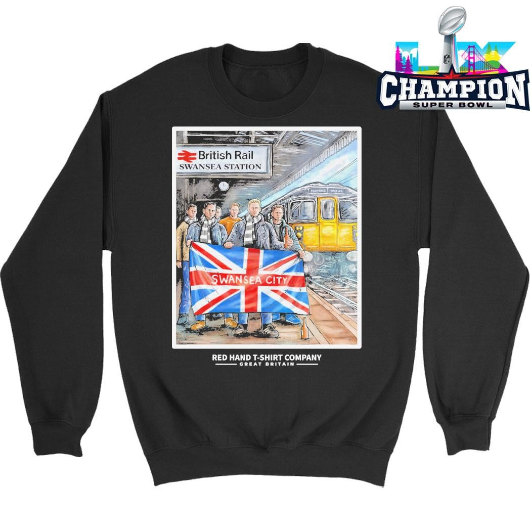 Swansea City British Rail Swansea Station Shirt