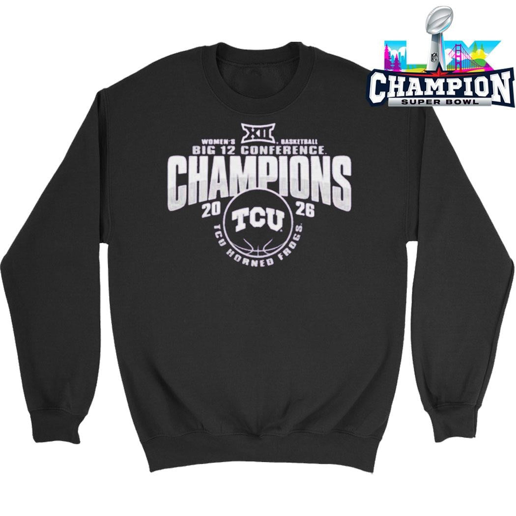 Tcu Horned Frogs Women’s Basketball 2026 Big 12 Regular Season Champions Shirt