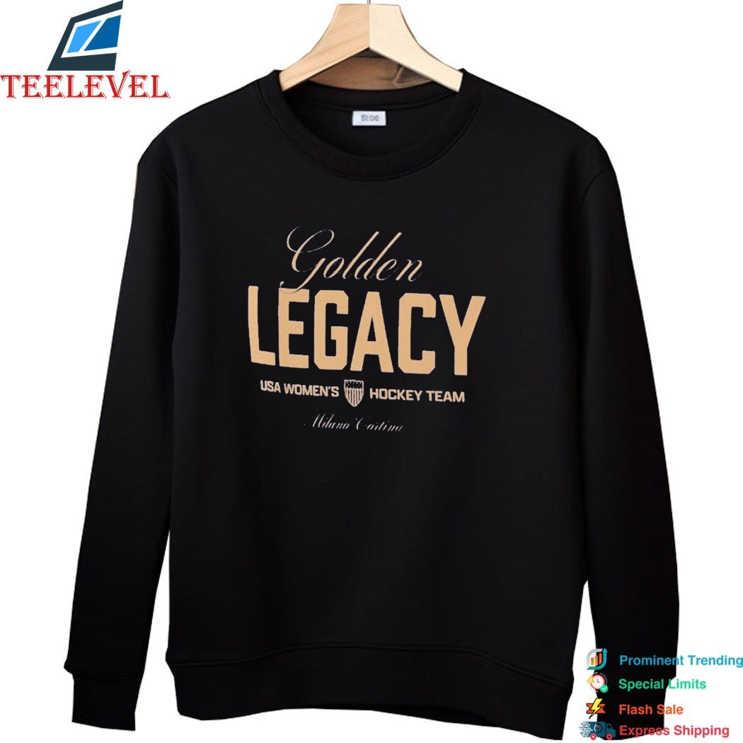 Team USA Women’s Hockey Team 2026 Winter Olympics Gold Legacy Champions T-Shirts