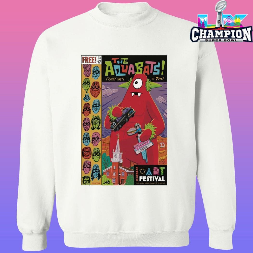 The Aquabats April 3 2026 St George Ut Shirt