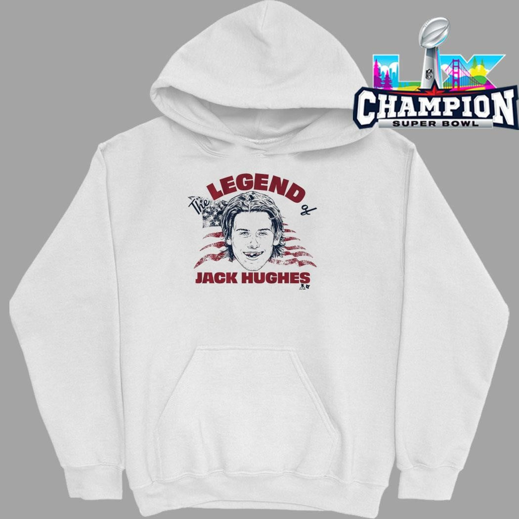 The Legend Of Jack Hughes American Flag Shirt