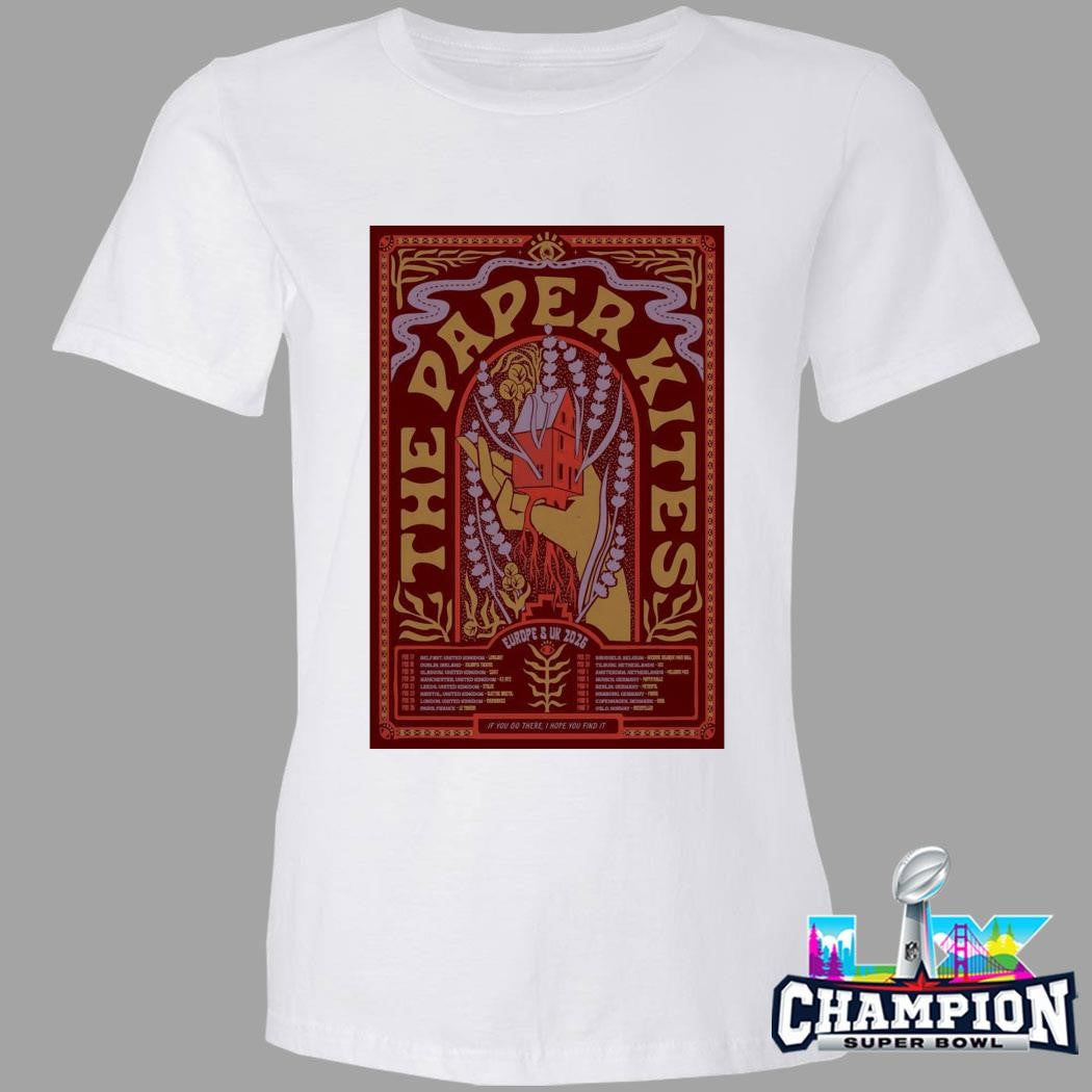 The Paper Kites Europe And Uk Tour 2026 Shirt