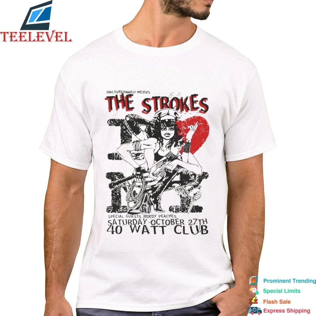 The Strokes 40 Watt Club Shirts