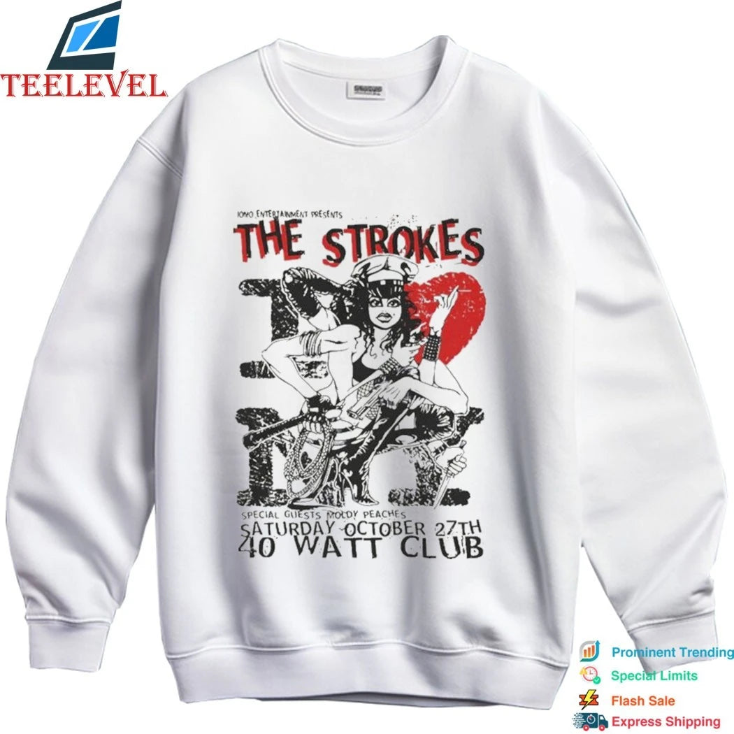 The Strokes 40 Watt Club Shirts