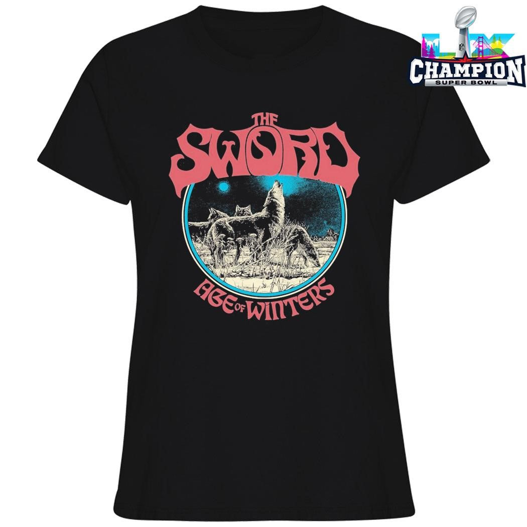 The Sword 8 Wolves Raglan Age Of Winters Shirt