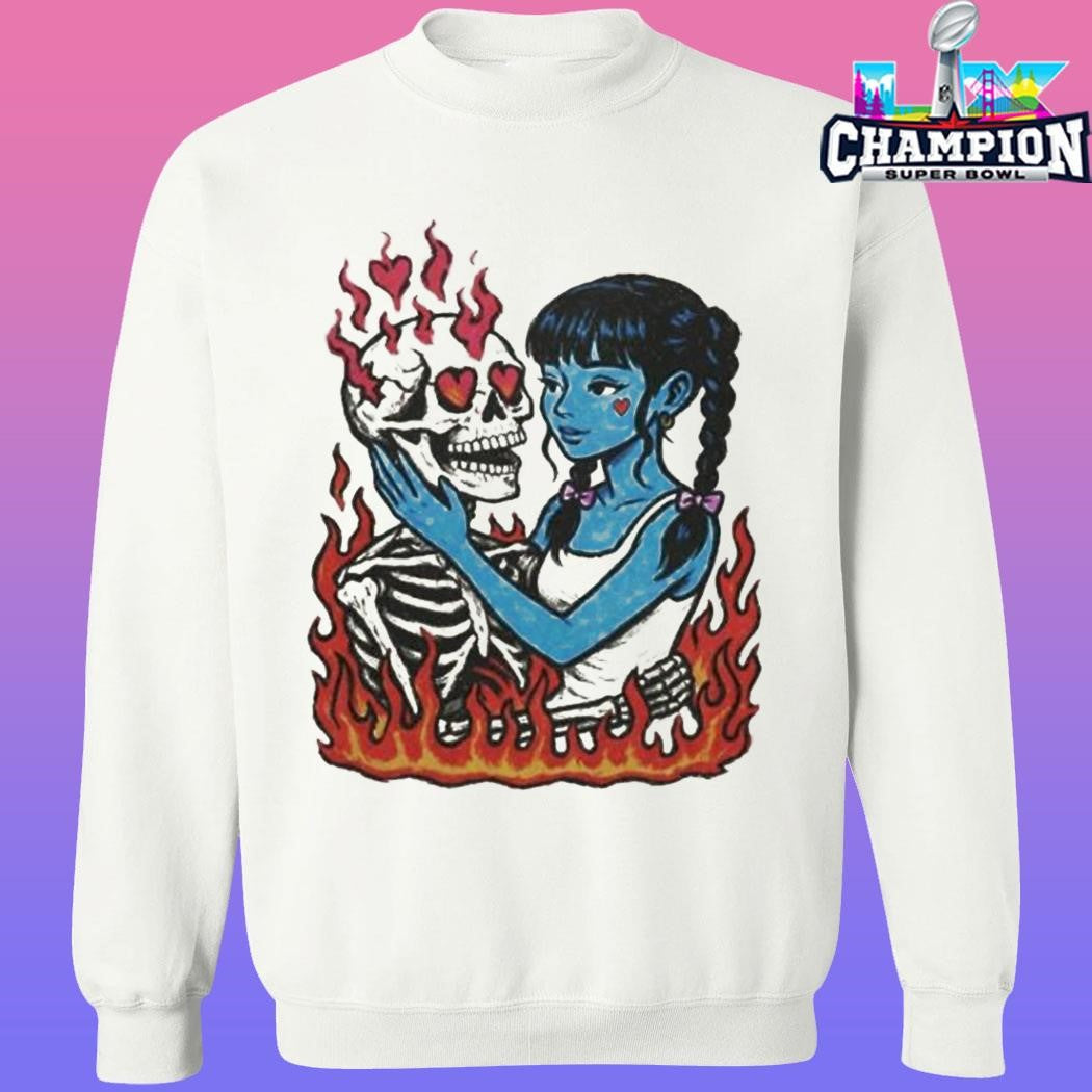 Third Eye Kingdom Lover In Flames Shirt
