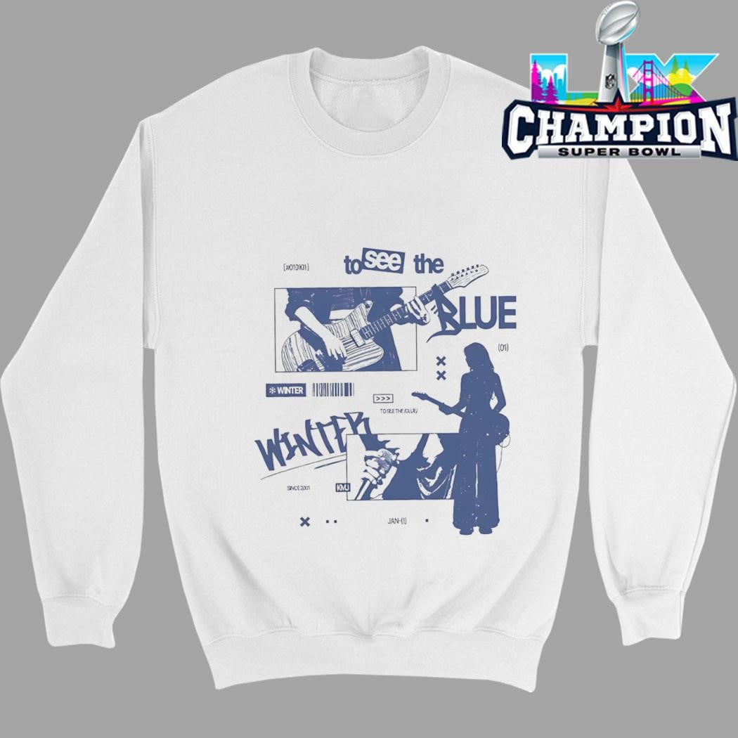 To See The Blue Winter Shirt