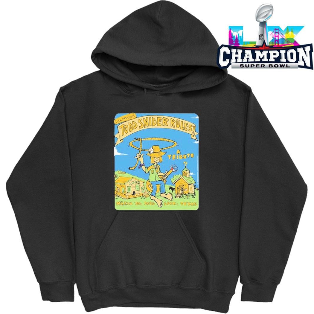 Todd Snider Rules Luck Tx March 20 2026 Shirt