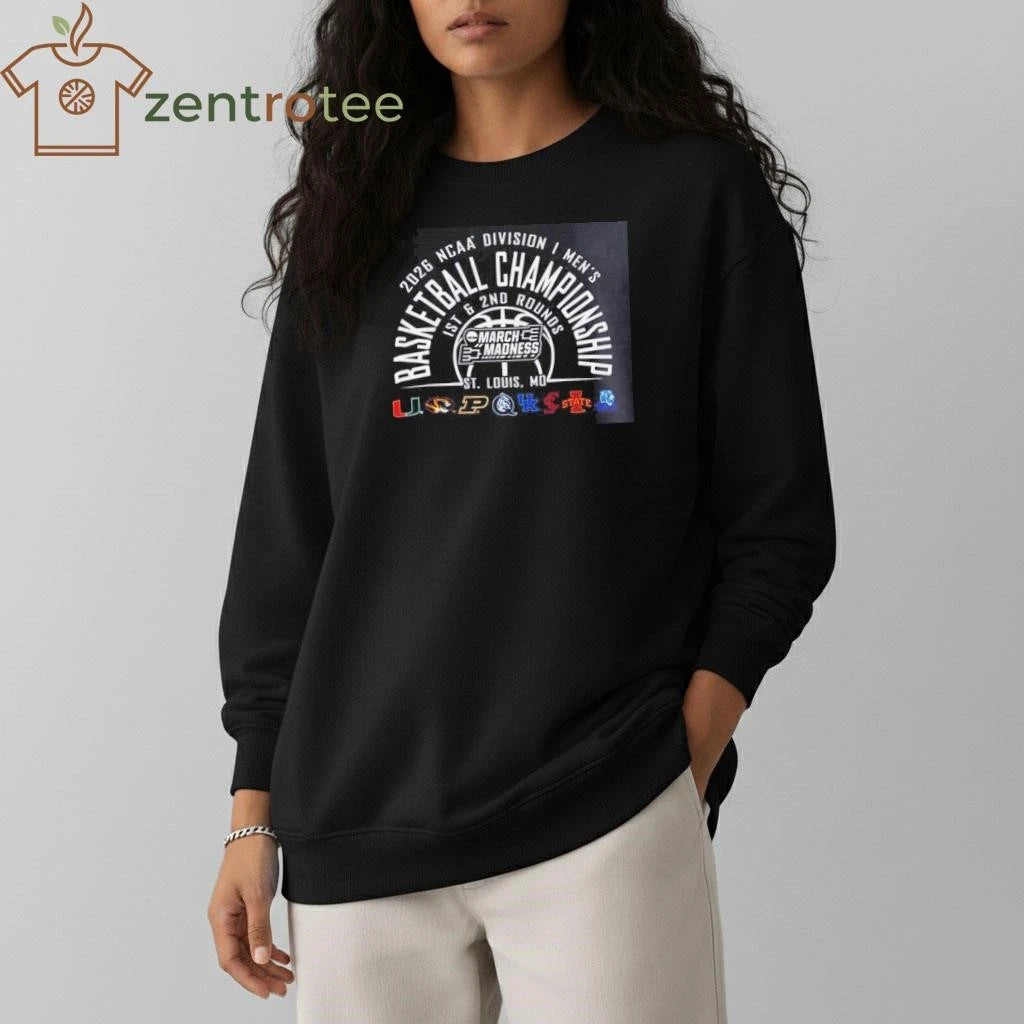 Top 2026 NCAA Division I Men’s Basketball Championship March Madness St. Louis Missouri shirt