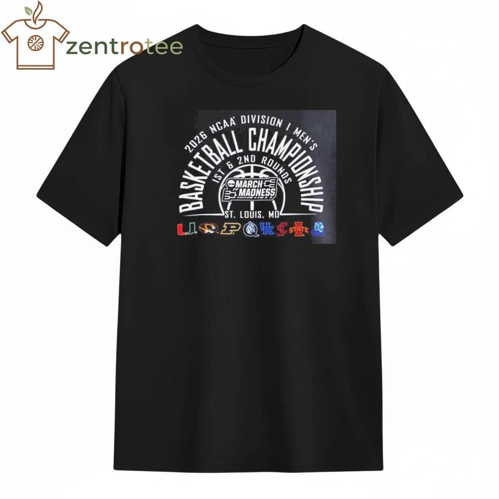 Top 2026 NCAA Division I Men’s Basketball Championship March Madness St. Louis Missouri shirt