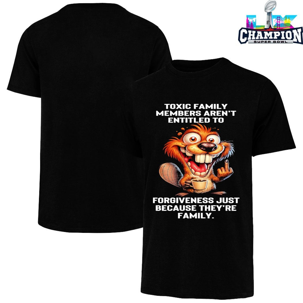 Toxic Family Members Aren’t Entitled To Forgiveness Just Because They’re Family Squirrel Middle Finger T-shirts