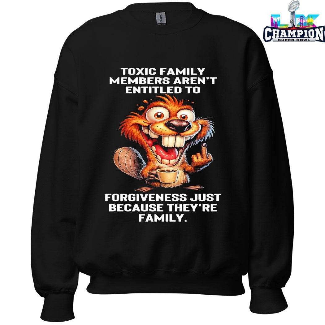 Toxic Family Members Aren’t Entitled To Forgiveness Just Because They’re Family Squirrel Middle Finger T-shirts