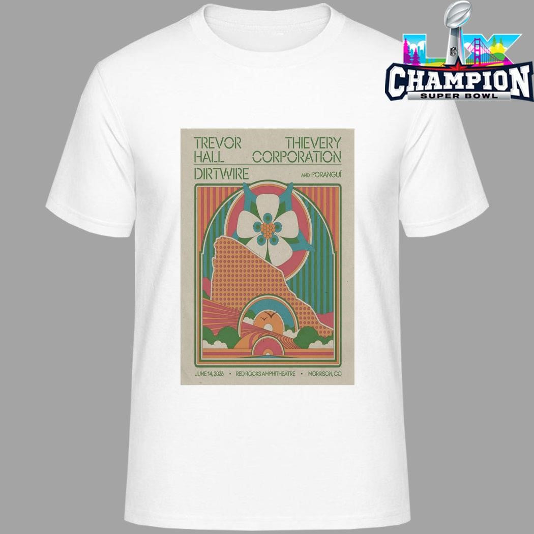 Trevor Hall June 14 2026 Red Rocks Amphitheatre Morrison Co Shirt