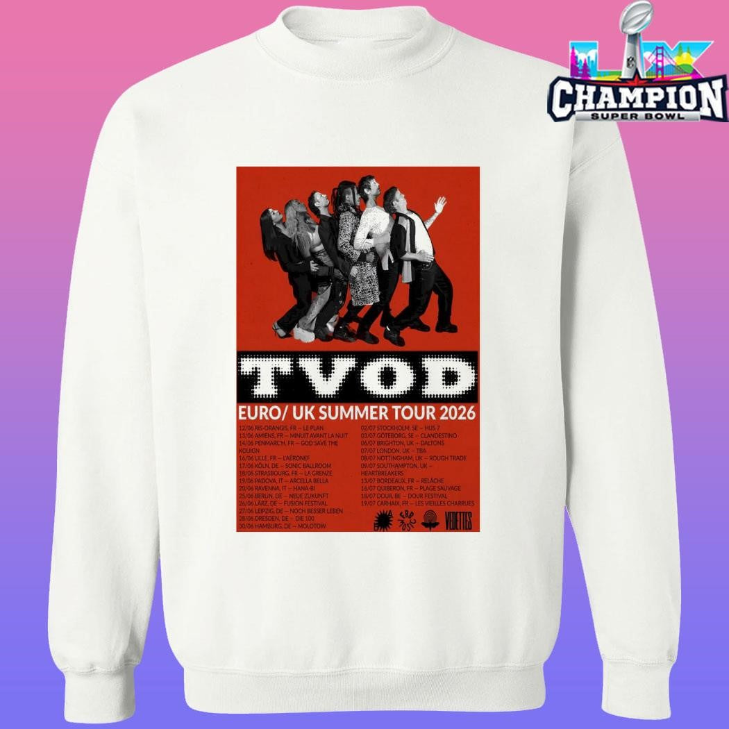 Tvod Summer Tour 2026 Eu Uk Shirt
