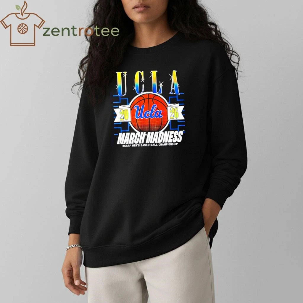 UCLA Bruins 2026 March Madness NCAA Men’s basketball Championship ball shirt