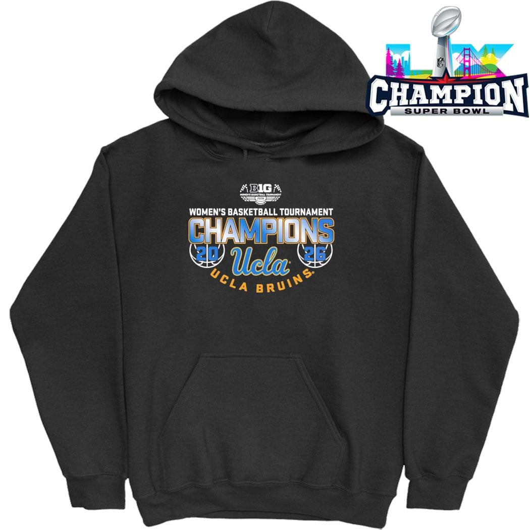 Ucla Bruins Women’s Basketball Back To Back Big 10 Tournament Champions Locker Room Shirt