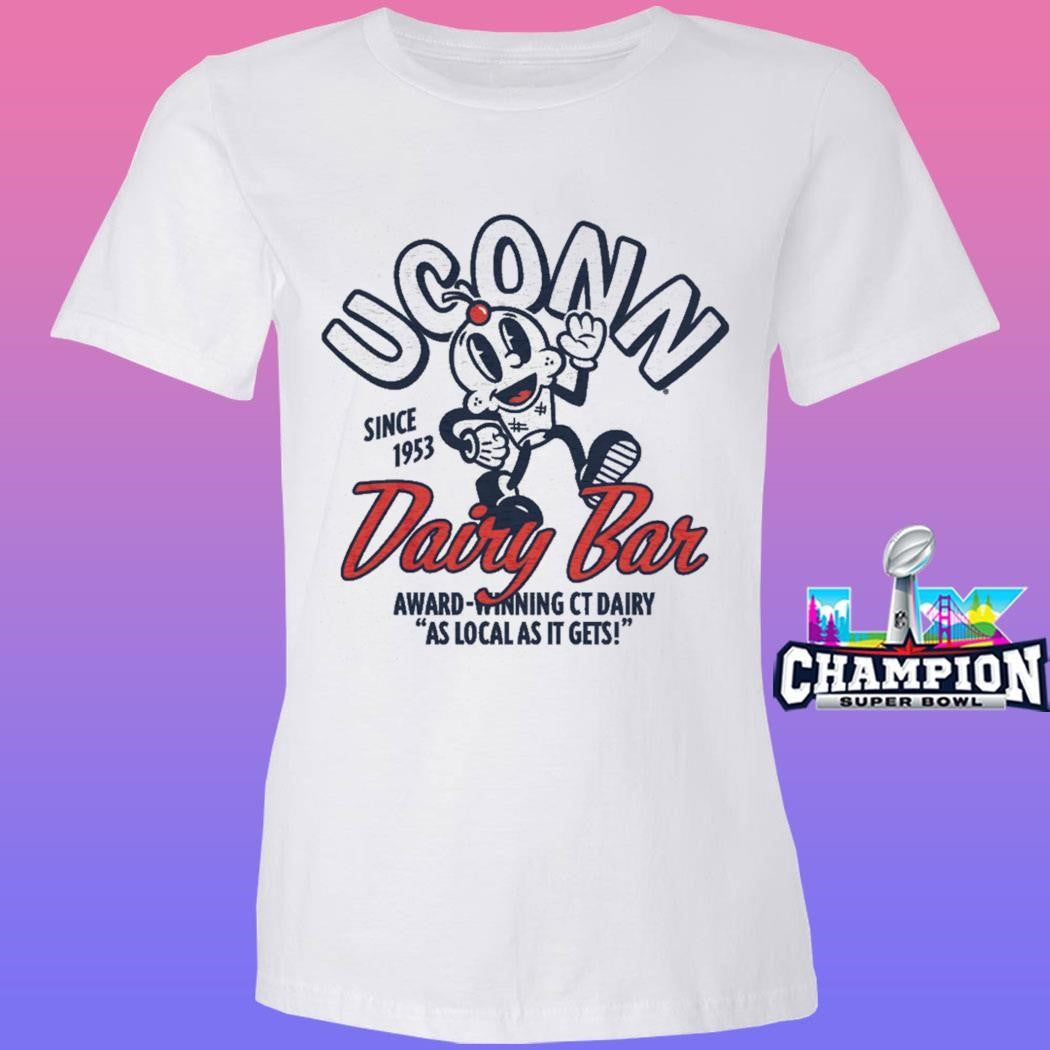 Uconn Dairy Bar Award Winning Ct Dairy As Local It Gets Shirt