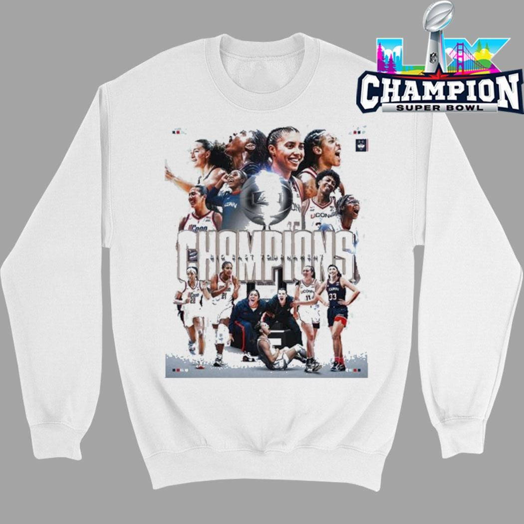 Uconn Huskies Women’s Basketball 2026 Big East Tournament Champions Shirt
