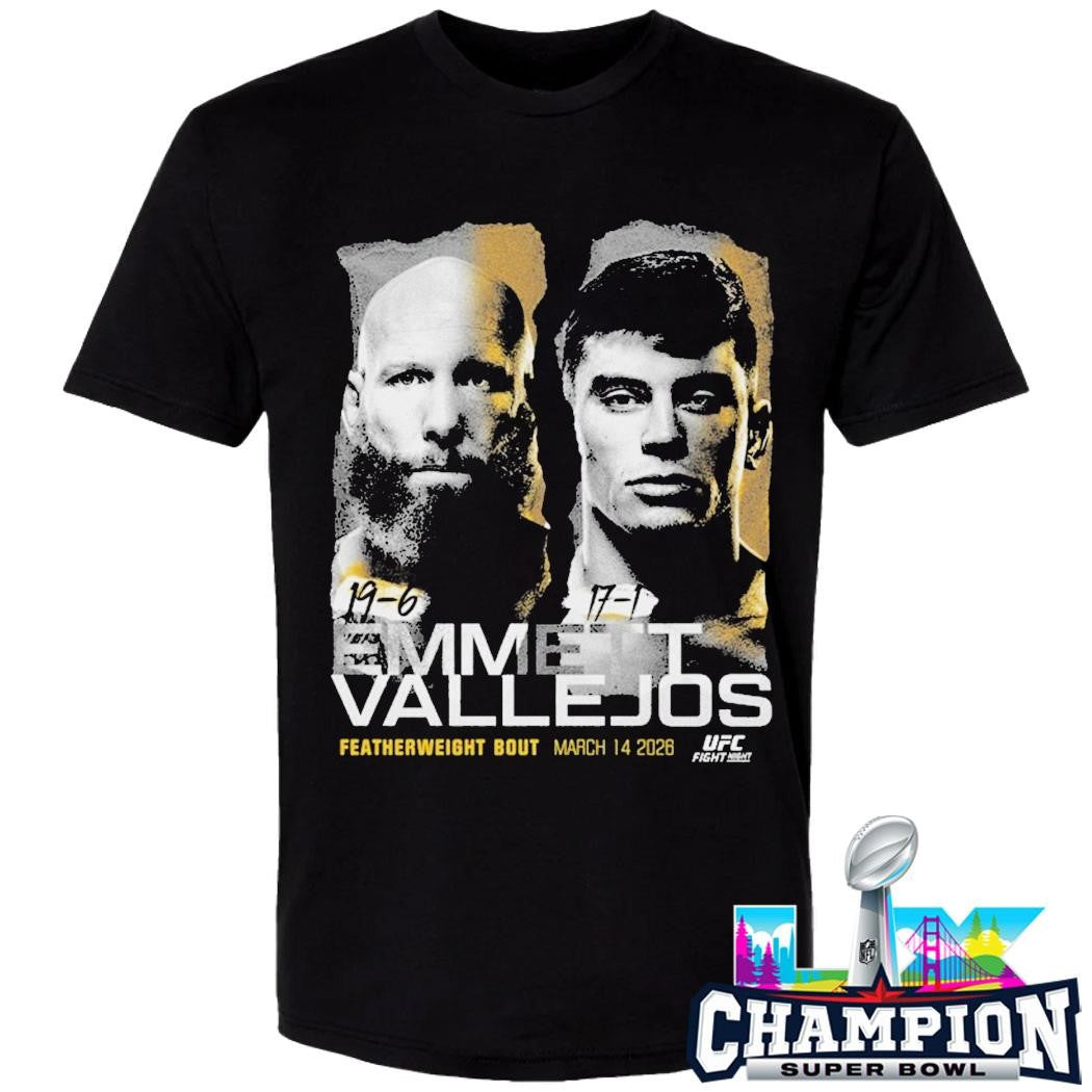 Ufc Fight Night Emmett Vs Vallejos Match Up Shirt