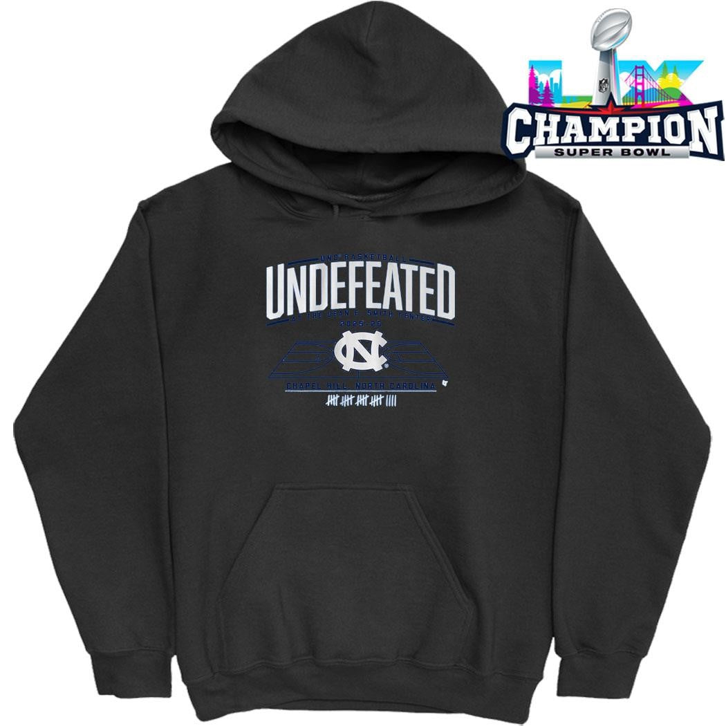 Unc Basketball Undefeated At The Dean E Smith Center Shirt