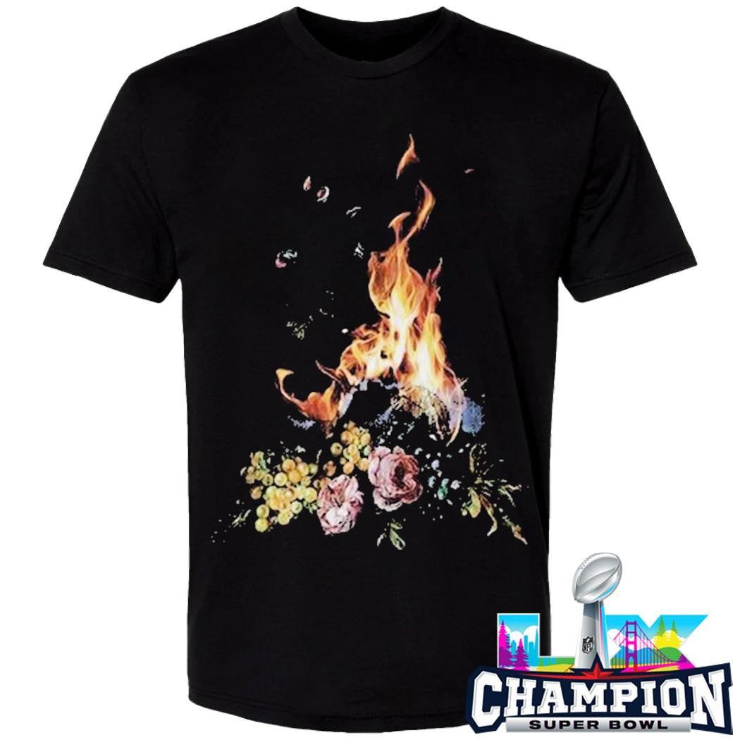 Undercover X Emma Bennett Burning Flower Shirt
