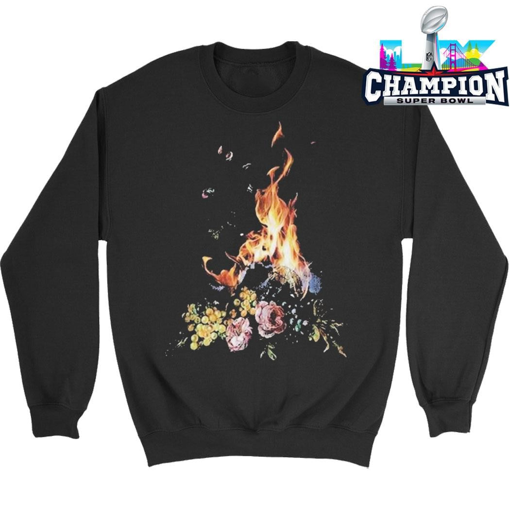 Undercover X Emma Bennett Burning Flower Shirt
