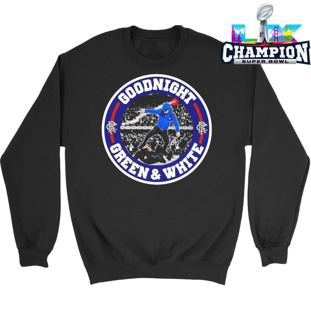 Union Bears Goodnight Green And White Shirt