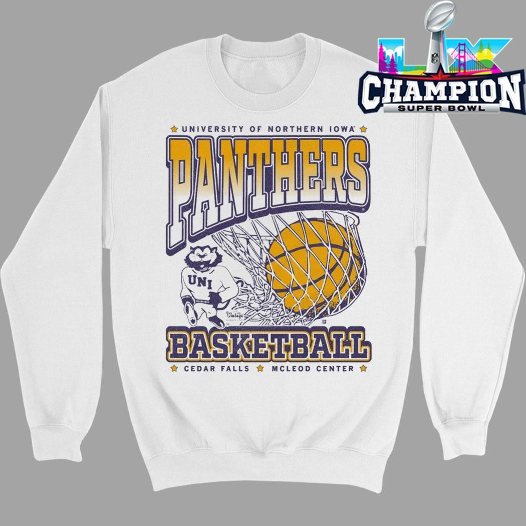 University Of Northern Iowa Panthers Basketball Cedar Falls Mcleod Center Shirt