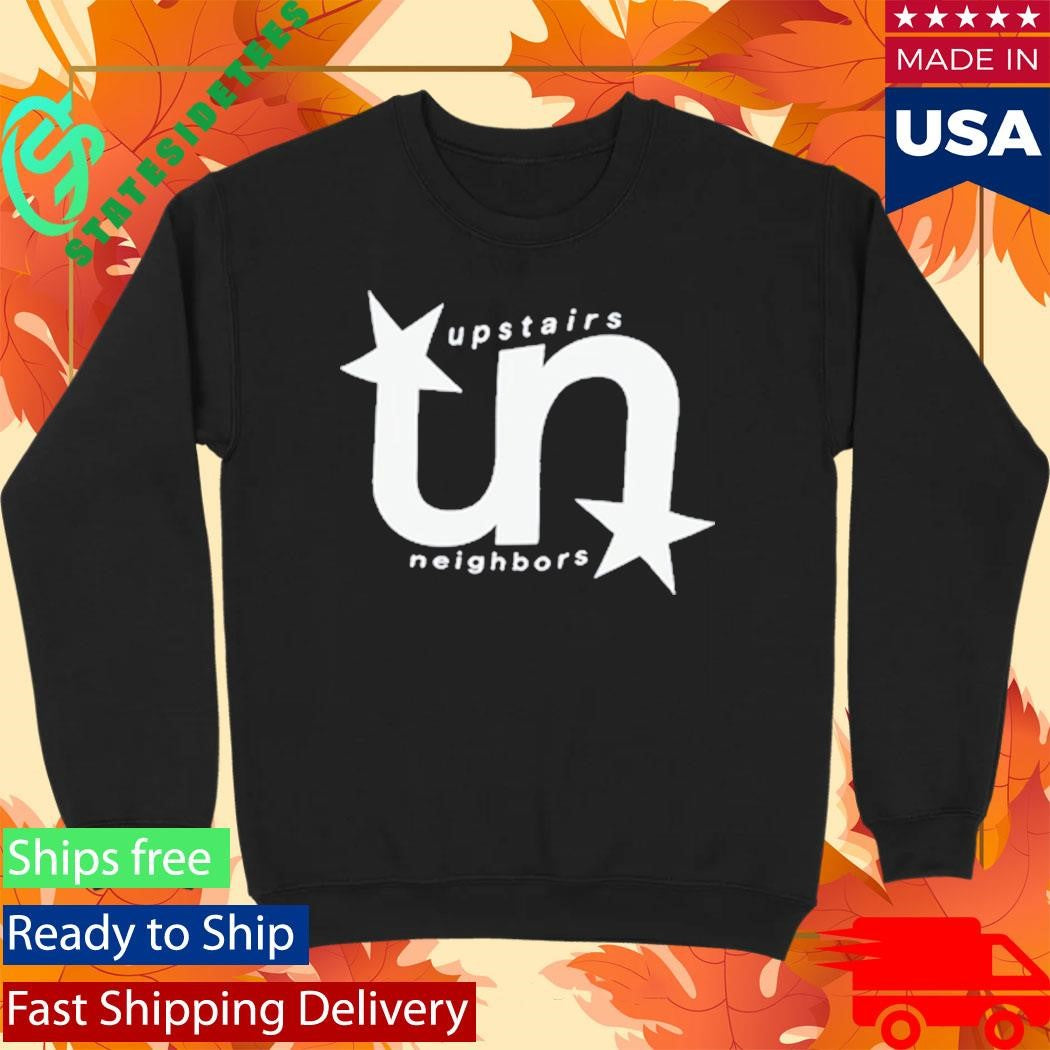 Upstairs Neighbors Black Logo Shirt