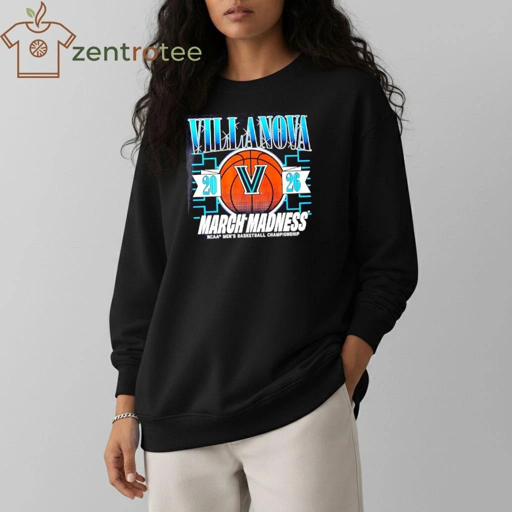 Villanova Wildcats 2026 March Madness NCAA Men’s basketball Championship ball shirt