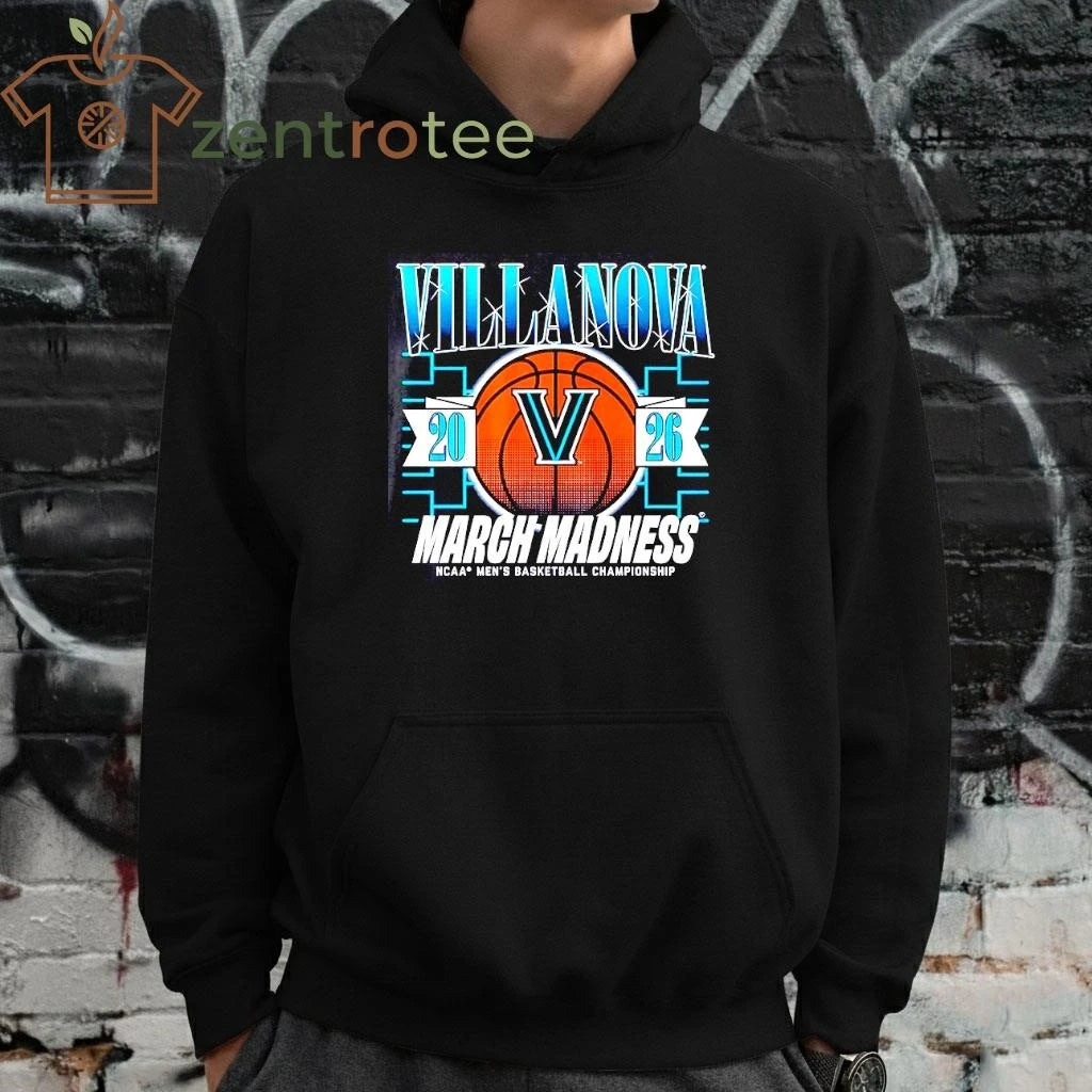 Villanova Wildcats 2026 March Madness NCAA Men’s basketball Championship ball shirt
