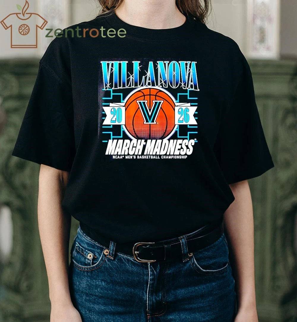 Villanova Wildcats 2026 March Madness NCAA Men’s basketball Championship ball shirt