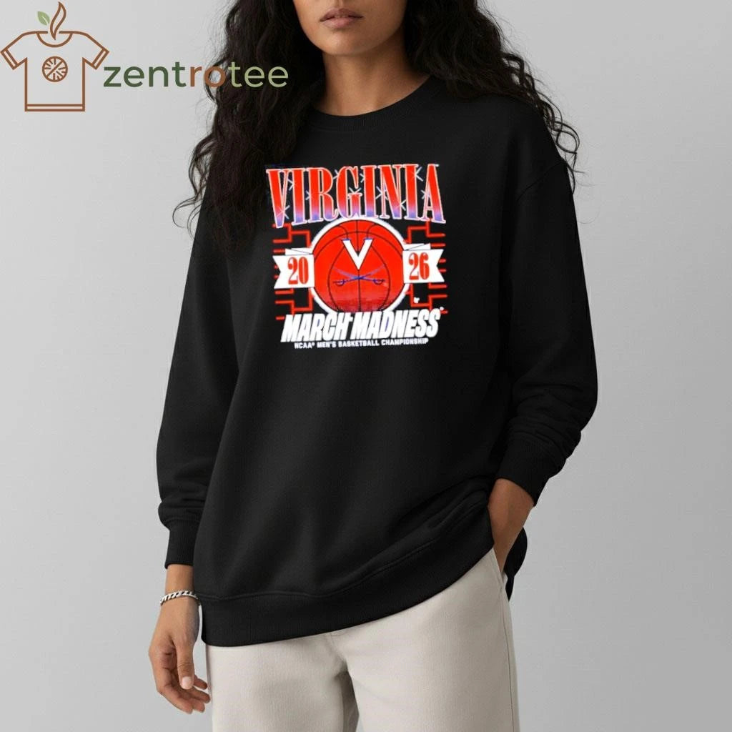 Virginia Cavaliers 2026 March Madness NCAA Men’s Basketball Championship ball shirt