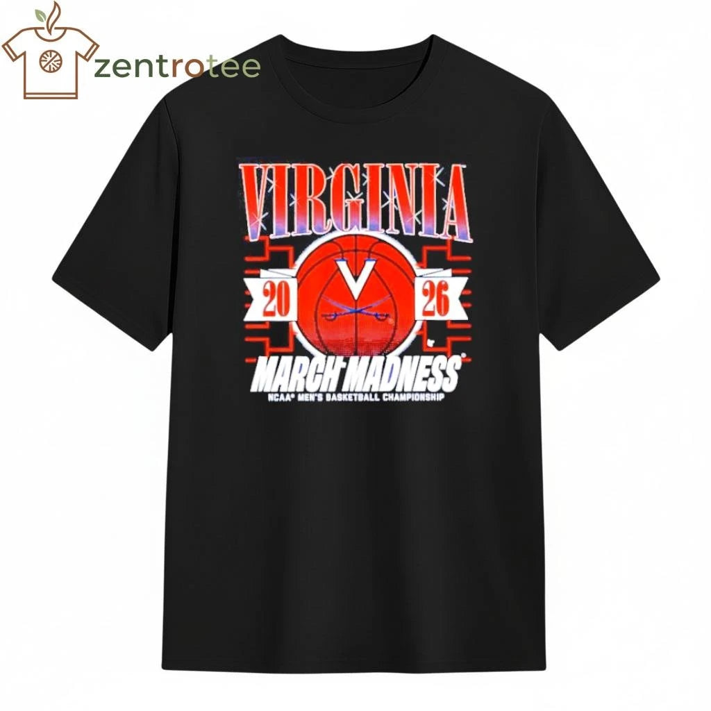 Virginia Cavaliers 2026 March Madness NCAA Men’s Basketball Championship ball shirt