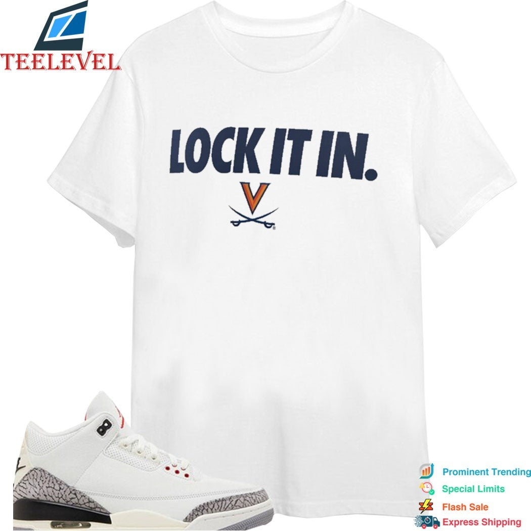 Virginia Cavaliers Lock It In  T-Shirts