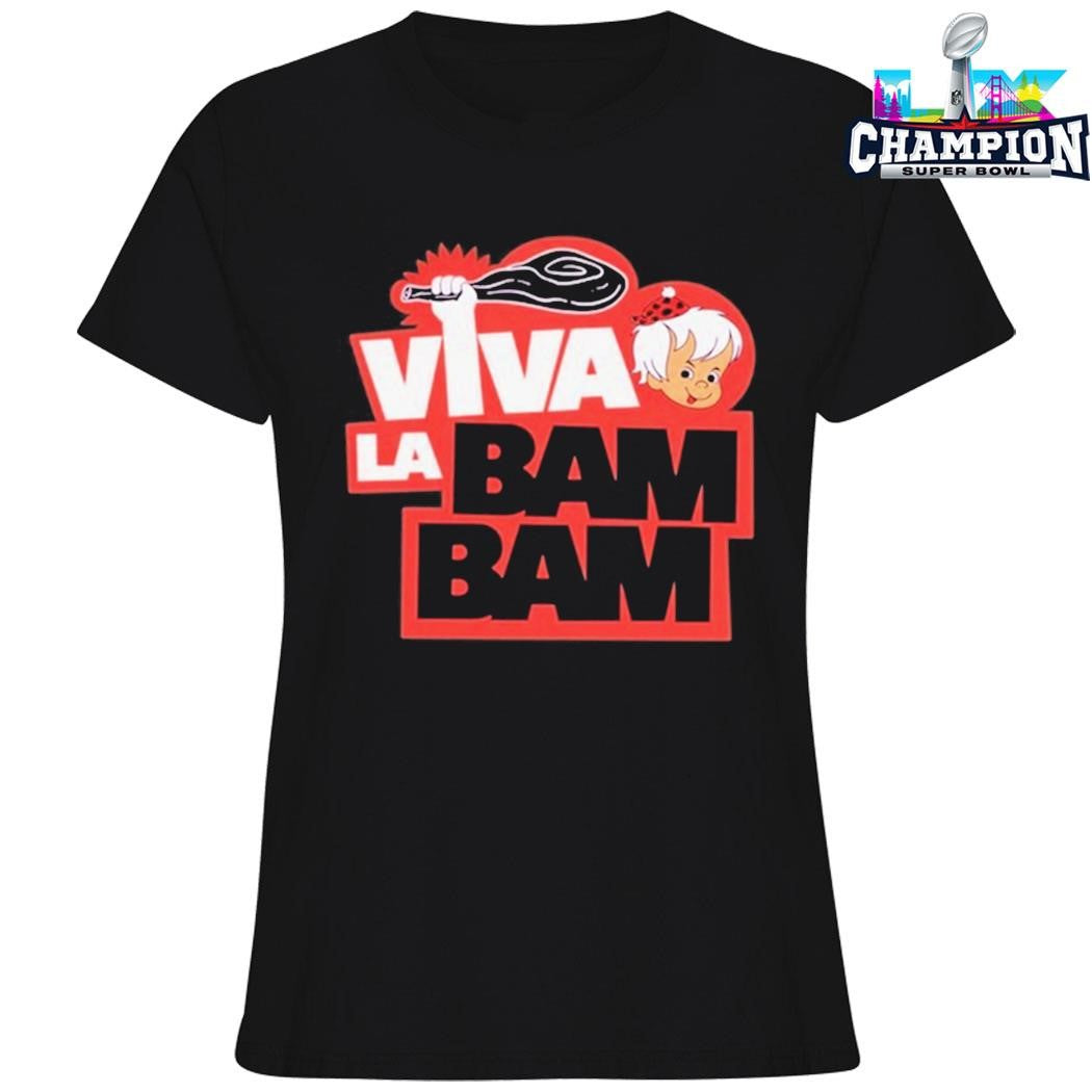 Viva La Bambam Bamm-bamm Rubble Flintstones Cartoon Shirt