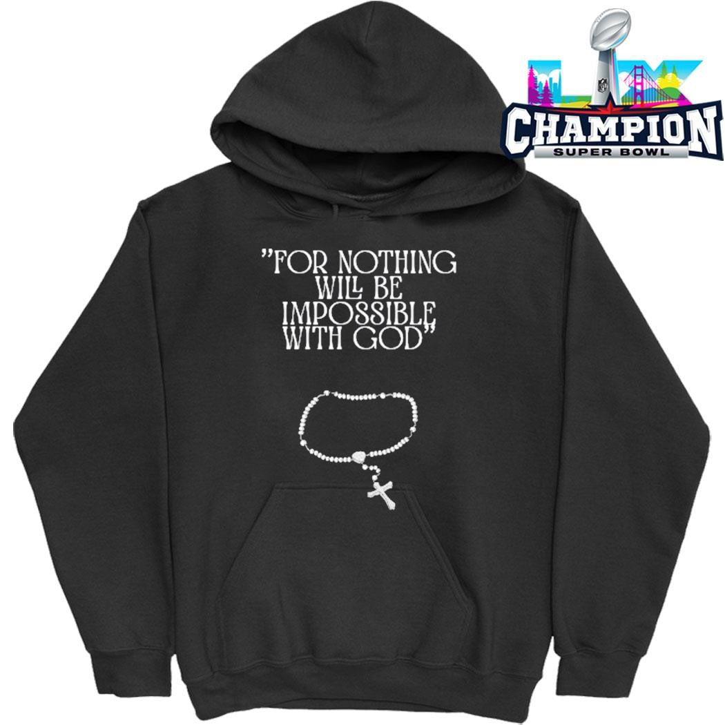 Vlyn Christian For Nothing Will Be Impossible With God Shirt