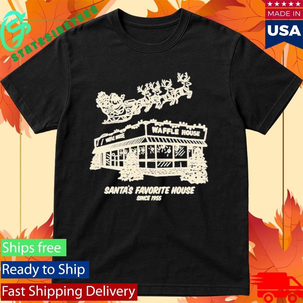 Waffle House Adult Christmas Shirt