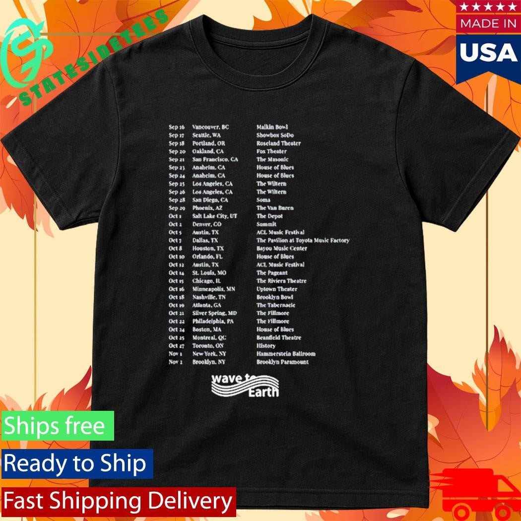 Wave To Earth Dark Simple Shirt
