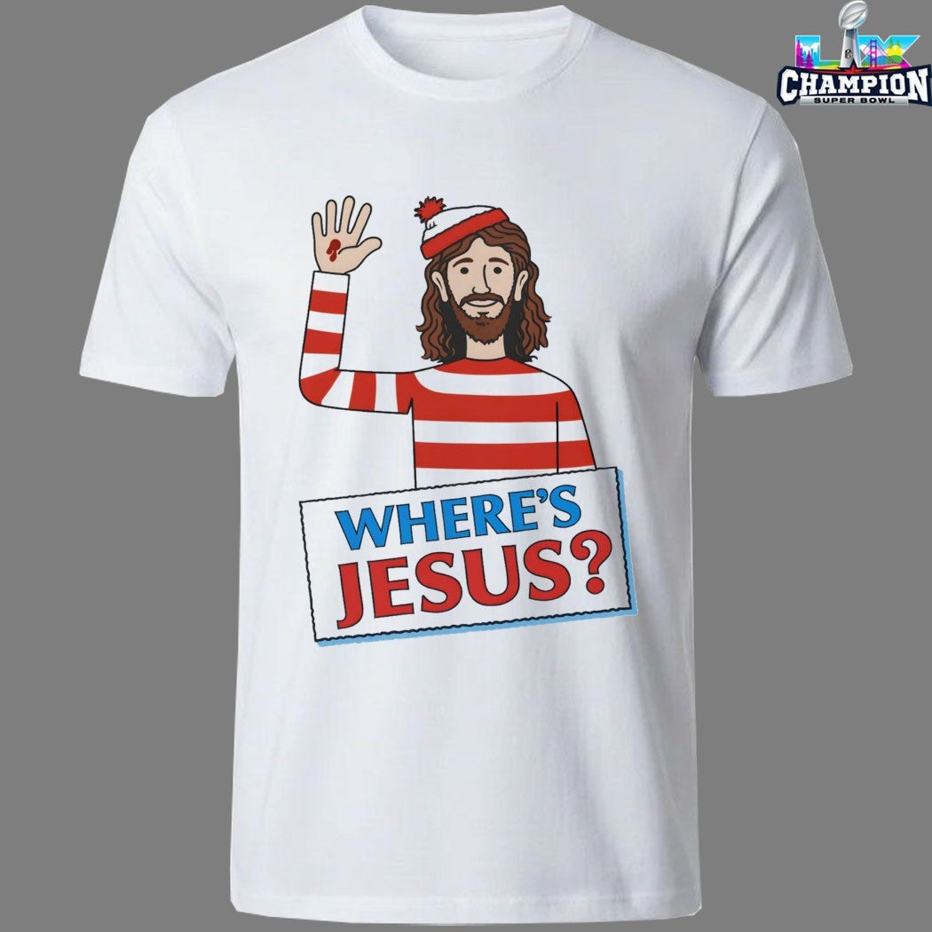 Where’s Wally Where’s Jesus T-Shirts