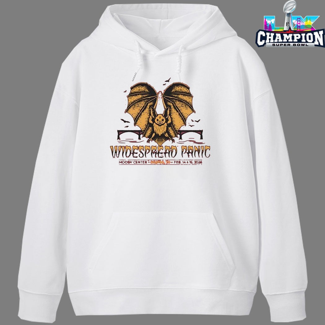 Widespread Panic Austin Texas At Moody Center On February 14 And 15 2026 Bat T-Shirts