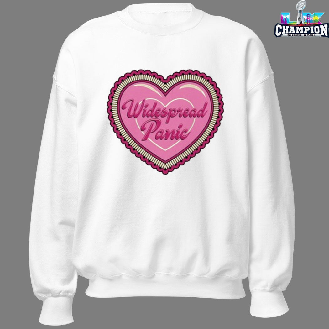 Widespread Panic February 14-15 2026 Austin TX Heart T-shirts
