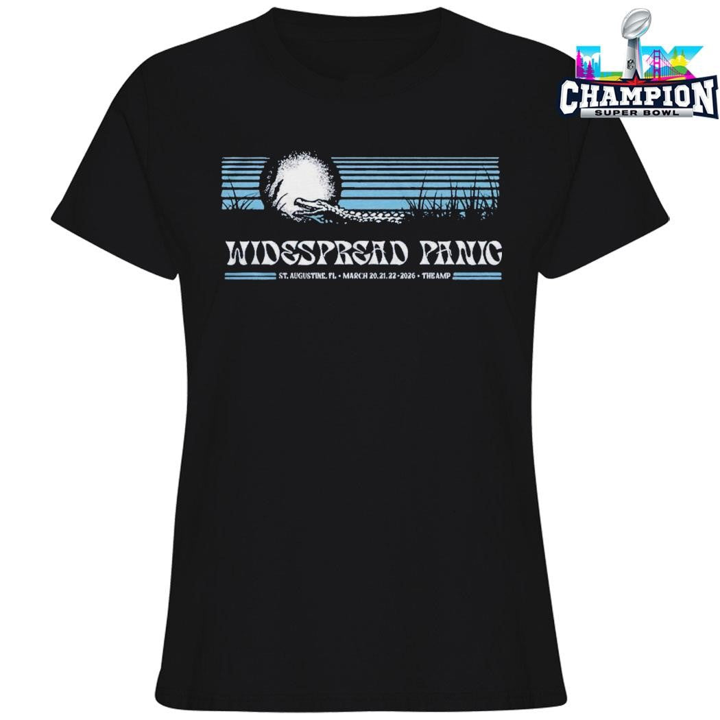 Widespread Panic St Augustine Florida 2026 Shirt