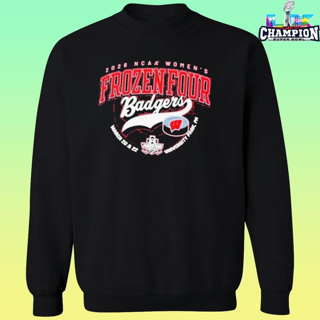 Wisconsin badgers women’s hockey winner national champions NCAA frozen four 2026 shirt