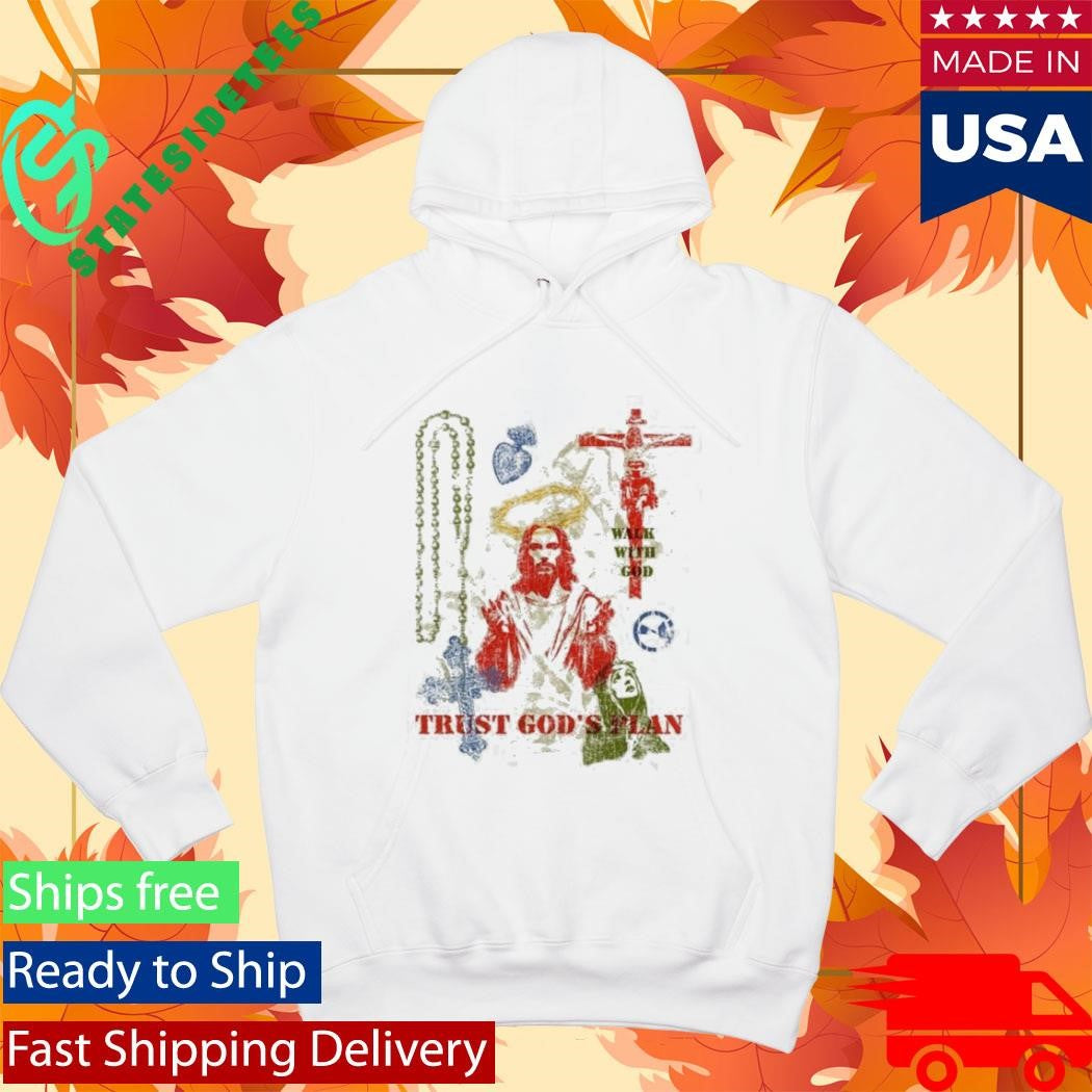 With Colorful Trust God’s Plan Screen Print Shirt