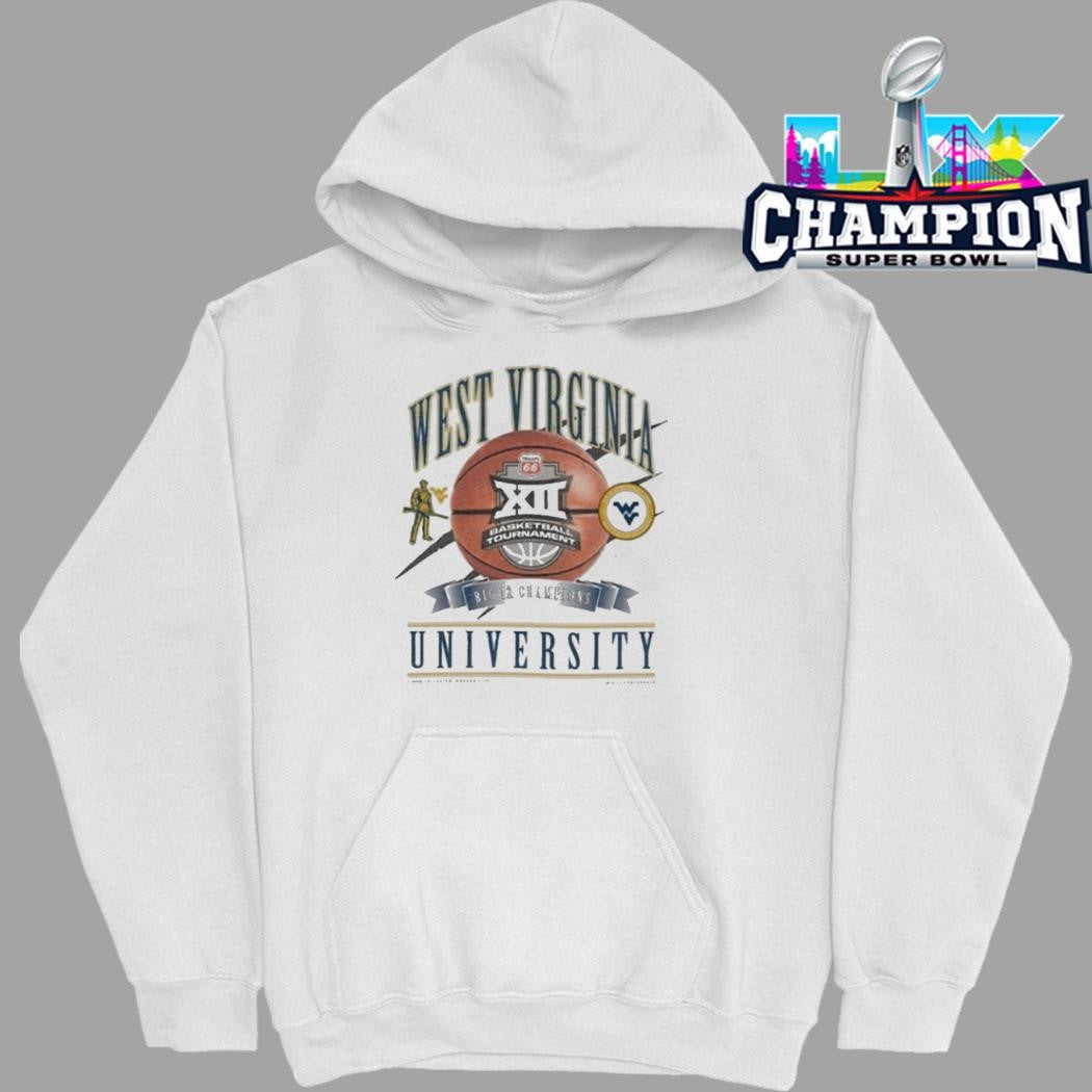Wvu West Virginia Mountaineers Women’s Basketball 2026 Big 12 Tournament Champions New Era Locker Room Shirt