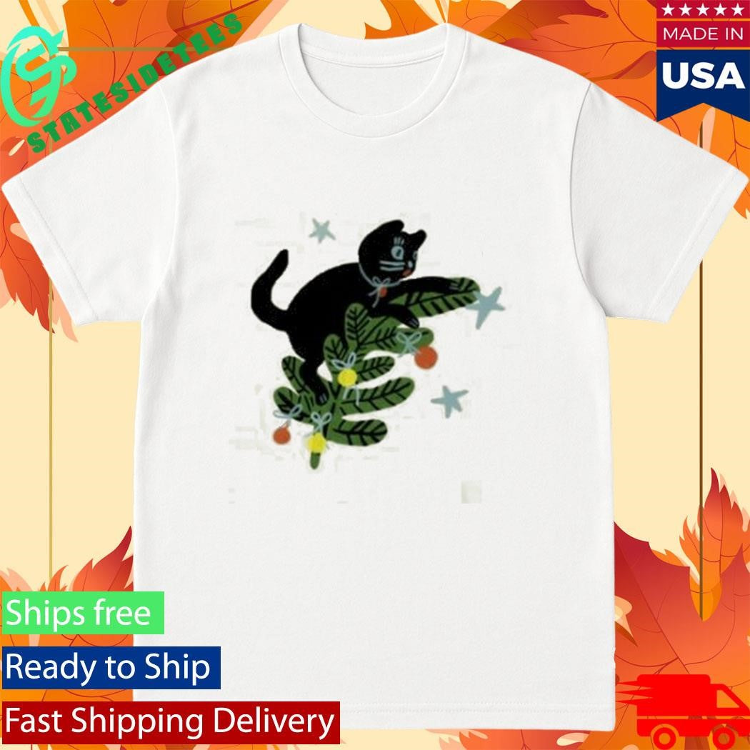 Yarrow Goods Christmas Tree Cat Shirt